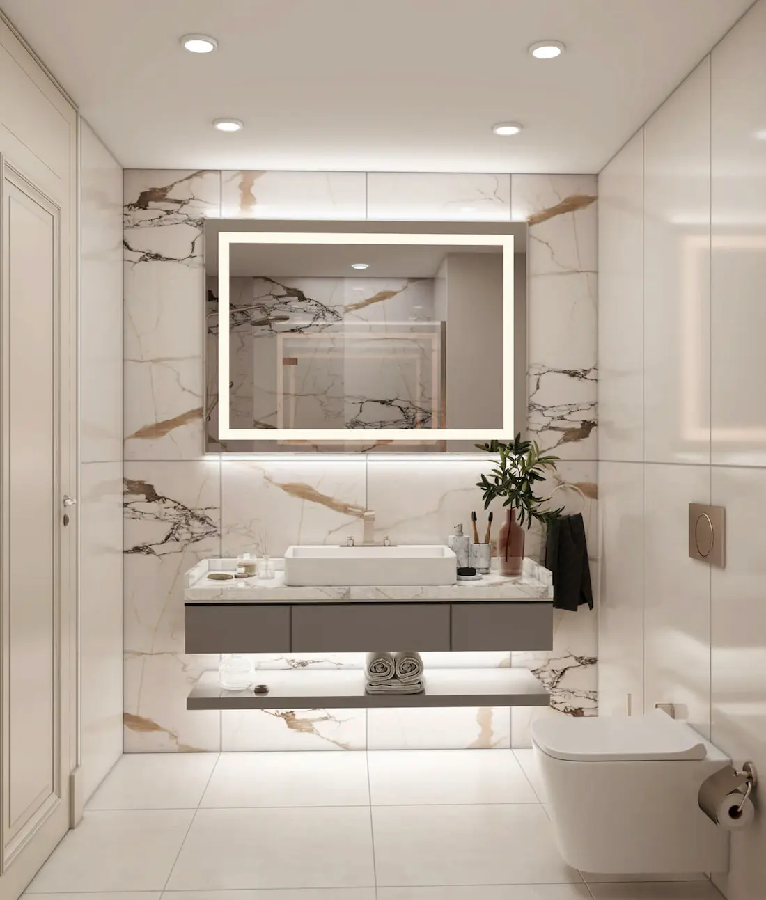 Fitted bathroom